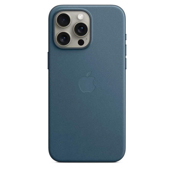 APPLE FINEWOVEN CASE MT4Q3ZM/A IPHONE 15 PRO PACIFIC BLUE OPEN PACKAGE