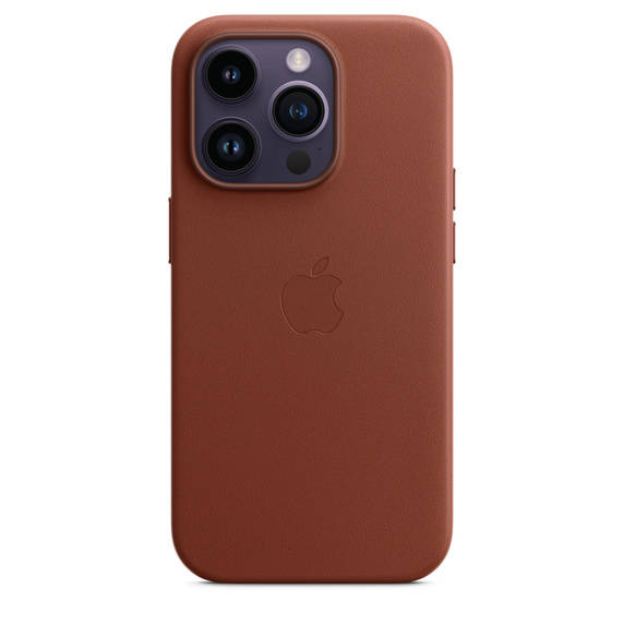 APPLE LEATHER CASE MPPK3ZM/A IPHONE 14 PRO UMBER OPEN PACKAGE