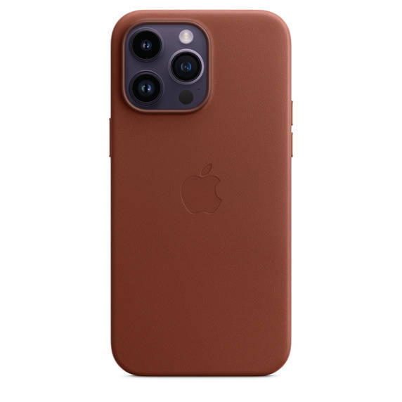 APPLE LEATHER CASE MPPQ3ZM/A IPHONE 14 PRO MAX UMBER OPEN PACKAGE