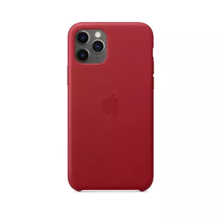 APPLE LEATHER CASE MWYF2ZM/A IPHONE 11 PRO RED OPEN PACKAGE