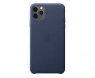 APPLE LEATHER CASE MX0G2ZM/A  IPHONE 11 PRO MAX MIDNIGHT BLUE OPEN PACKAGE