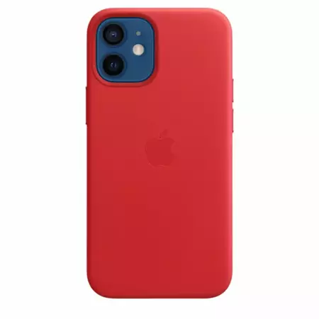 APPLE LEATHER MHK73ZM/A CASE IPHONE 12 MINI SCARLET OPEN PACKAGE