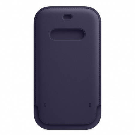 APPLE LEATHER SLEEVE CASE DEEP VIOLET IPHONE 12 / 12 PRO WITHOUT PACKAGING