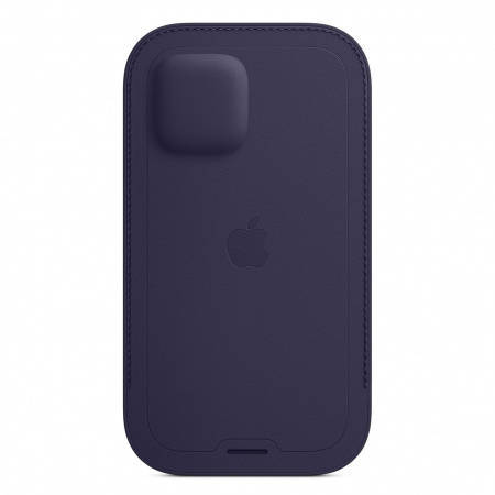 APPLE LEATHER SLEEVE CASE DEEP VIOLET IPHONE 12 / 12 PRO WITHOUT PACKAGING