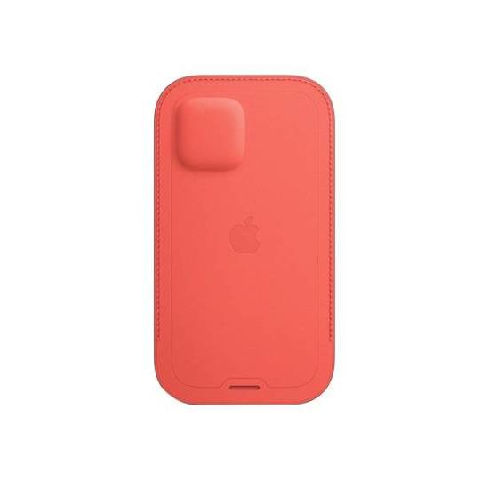 APPLE LEATHER SLEEVE  MHYA3ZM/A CASE PINK CITRUS IPHONE 12 / 12 PRO WITHOUT PACKAGING