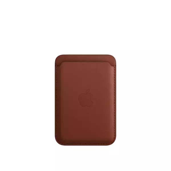 APPLE LEATHER WALLET MPPX3ZM/A UMBER OPEN PACKAGE