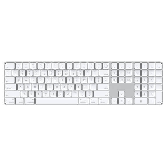 APPLE MAGIC KEYBOARD WITH TOUCH ID AND NUMERIC KEYPAD A2520 SILVER OPEN PACKAGE