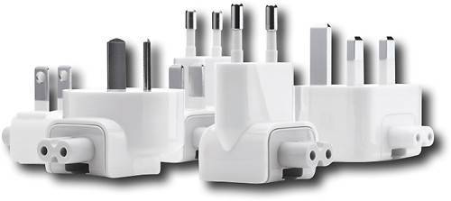 APPLE MD837ZM/A WORLD TRAVEL ADAPTER KIT ADAPTER SET OPEN PACKING NOT COMPLETE