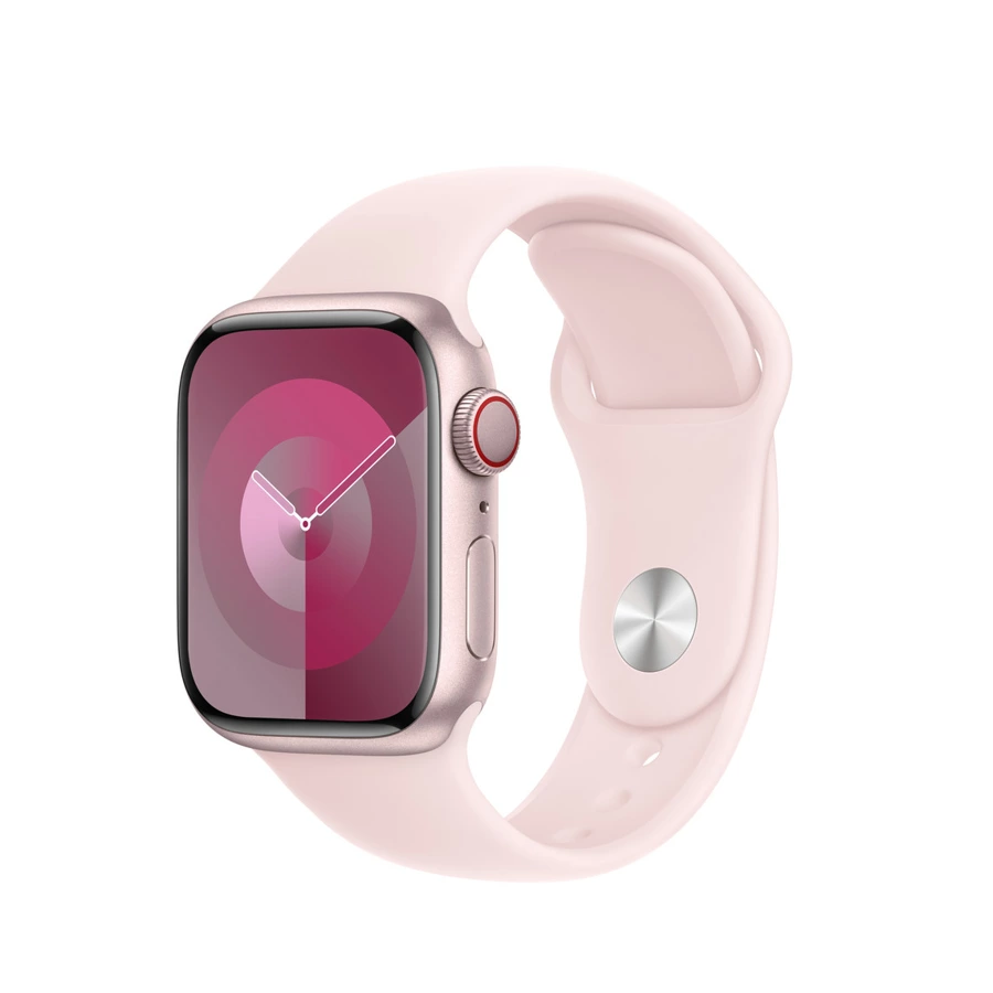 APPLE MT303ZM/A SILICONE SPORT BAND M/L 41MM LIGHT PINK WITHOUT PACKAGING