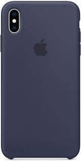 APPLE SILICONE CASE IPHONE X/XS MIDNIGHT BLUE OPEN PACKAGE