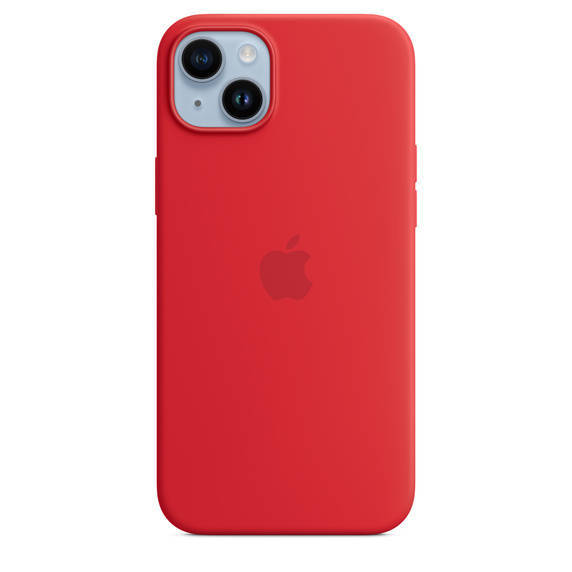 APPLE SILICONE CASE MPT63ZM/A IPHONE 14 PLUS RED OPEN PACKAGE