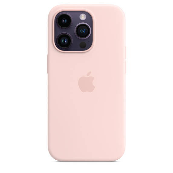 APPLE SILICONE CASE MPTH3ZM/A IPHONE 14 PRO CHALK PINK OPEN PACKAGE