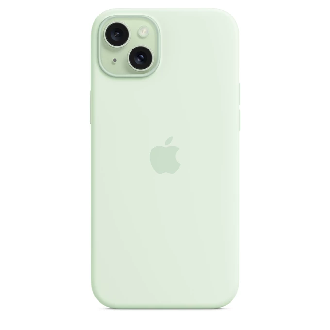 APPLE SILICONE CASE MWNG3ZM/A IPHONE 15 PLUS SOFT MINT WITHOUT PACKAGING