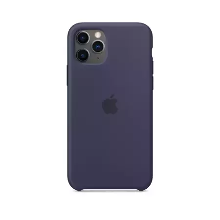 APPLE SILICONE CASE MWYJ2ZM/A IPHONE 11 PRO MIDNIGHT BLUE OPEN PACKAGE