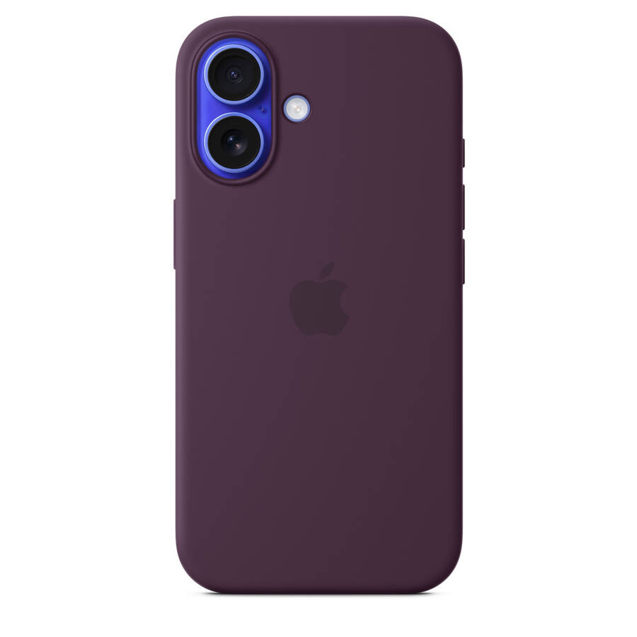 APPLE SILICONE CASE MYY43ZM/A IPHONE 16 PLUM OPEN PACKAGE