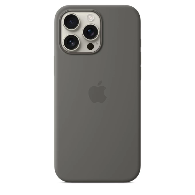 APPLE SILICONE CASE MYYV3ZM/A IPHONE 16 PRO MAX STONE GRAY OPEN PACK