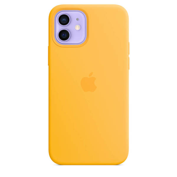 APPLE SILICONE MKTQ3ZM/A/CASE IPHONE 12 / 12 PRO SUNFLOWER OPEN PACKAGE