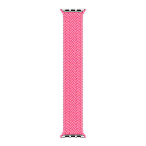 APPLE STRAP APPLE WATCH 3K439ZM/A BRAIDED SOLO LOOP 45MM SIZE 7 FLAMINGO ORIGINAL SEAL