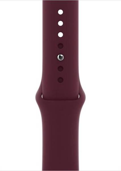 APPLE STRAP MYD42ZM/A SILICONE APPLE WATCH STRAP 44MM/45MM M/L S/M PLUM WITHOUT PACKAGING