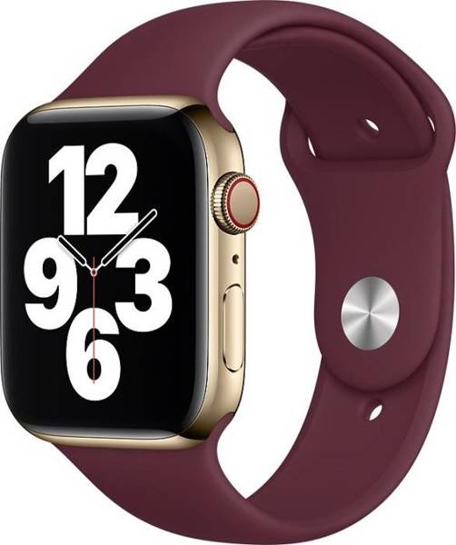 APPLE STRAP MYD42ZM/A SILICONE APPLE WATCH STRAP 44MM/45MM M/L S/M PLUM WITHOUT PACKAGING