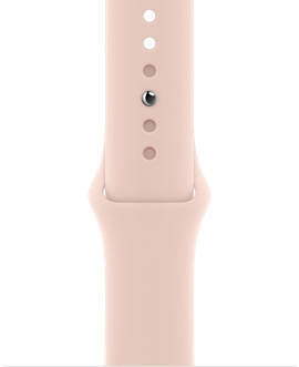 APPLE STRAP SILICONE APPLE WATCH STRAP 38MM SAND PINK WITHOUT PACKAGING