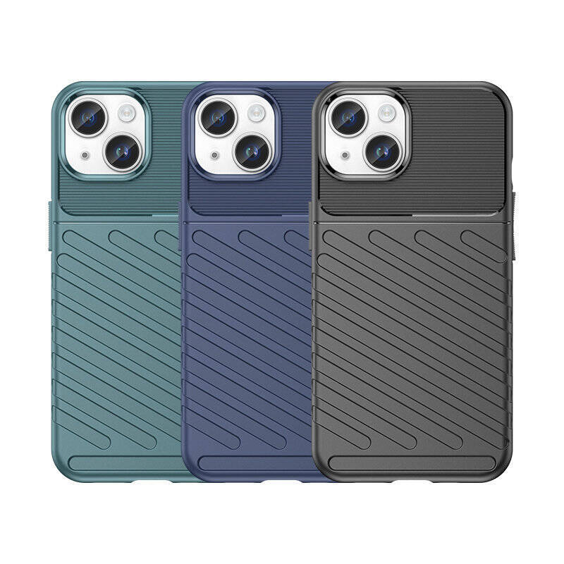 ARMORED IPHONE 15 PLUS THUNDER CASE - BLUE