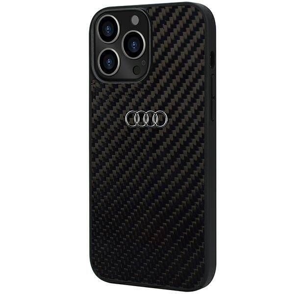 AUDI CARBON FIBER IPHONE 13 PRO/13 6.1 "BLACK/BLACK HARDCASE AU-TPUPCIP13P-R8/D2-BK