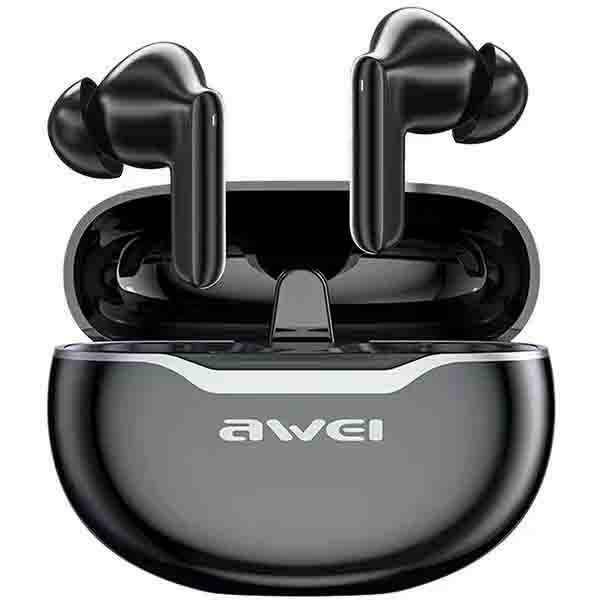 AWEI BLUETOOTH HEADPHONES 5.3 T50 ENC + BLACK / BLACK DOCKING STATION