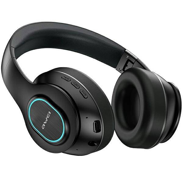 AWEI BLUETOOTH HEADPHONES A100BL BLACK / BLACK