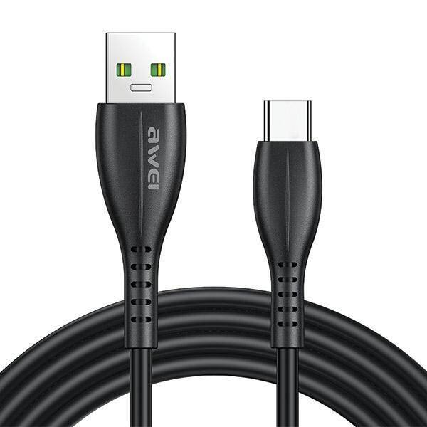 AWEI kabel CL-115T USB na USB-C czarny/black