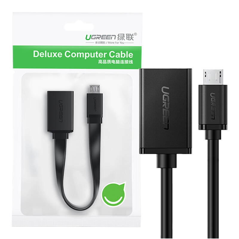 Adapter Micro USB to OTG UGREEN US133 (black)