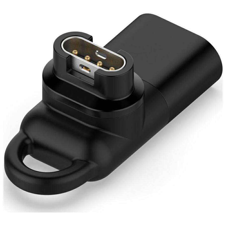 Adapter USB-C Beline do ładowania         zegarków Garmin czarny