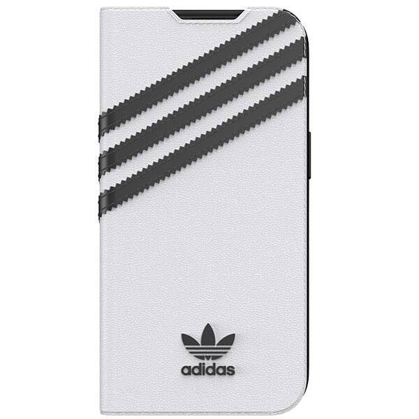 Adidas OR Booklet Case PU iPhone 13 / 14 / 15 6.1" czarno biały/black white 47092