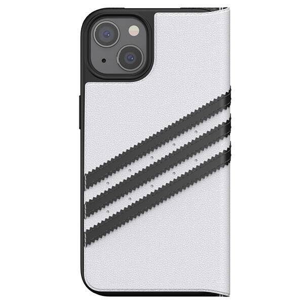 Adidas OR Booklet Case PU iPhone 13 / 14 / 15 6.1" czarno biały/black white 47092