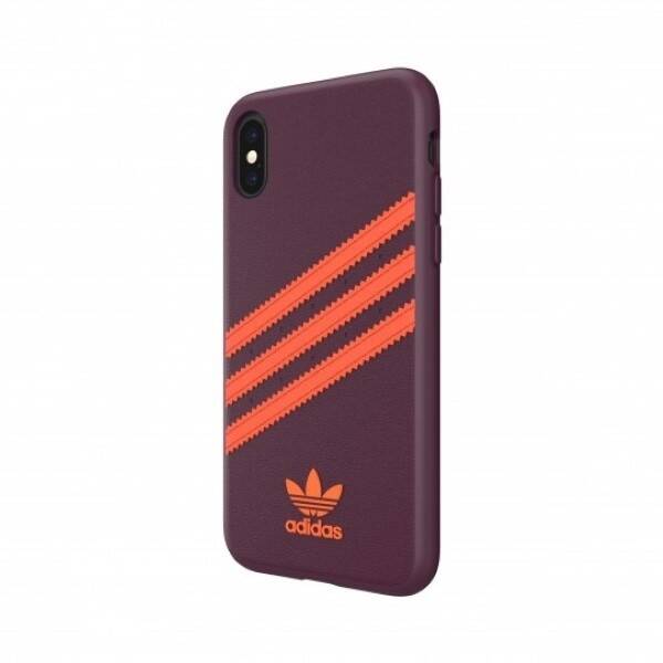 Adidas OR Moulded PU iPhone X/XS bordowo-pomarańczowy/maroon-orange 40561