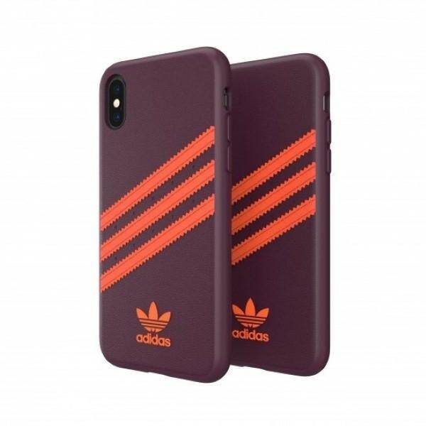 Adidas OR Moulded PU iPhone X/XS bordowo-pomarańczowy/maroon-orange 40561