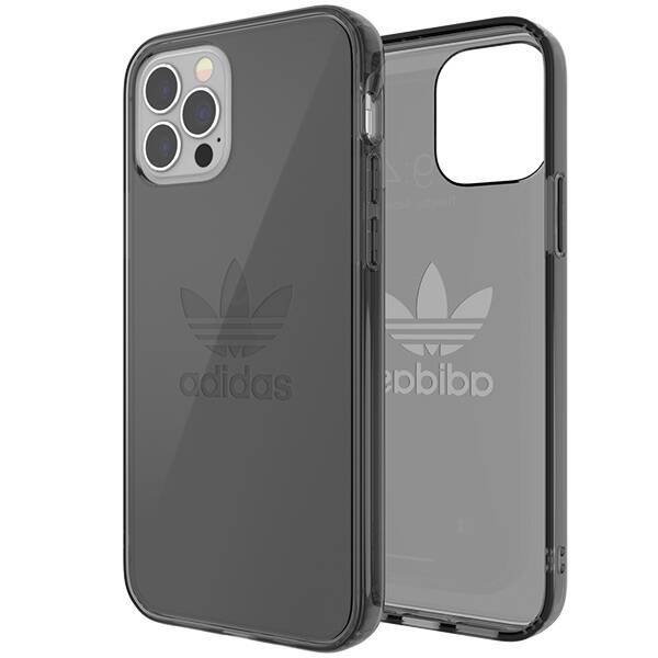 Adidas OR Protective iPhone 12/12 Pro Clear Case czarny przezroczysty/smokey black 42385