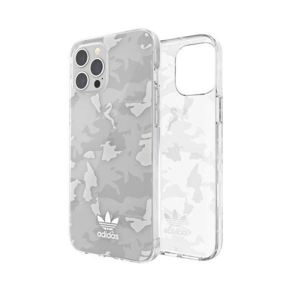 Adidas OR SnapCase Camo iPhone 12 Pro Max przezroczysty/biały 43706