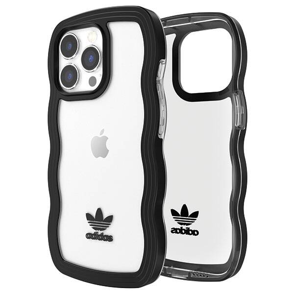 Adidas OR Wavy Case iPhone 13 Pro /13 6,1" czarny-przezroczysty/black-transparent 51900