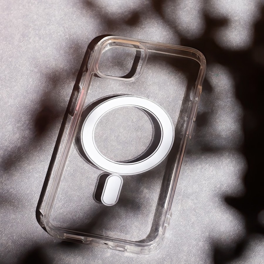 Anti Shock Case 1.5 mm Mag for iPhone 15 Pro 6.1 "transparent