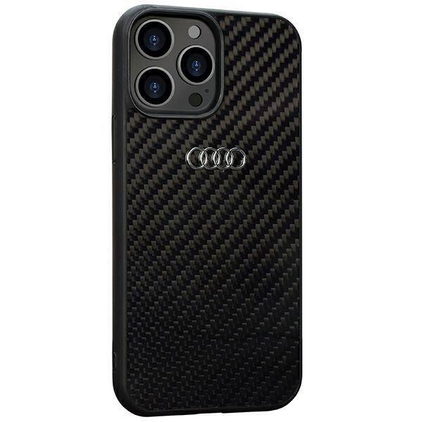 Audi Carbon Fiber iPhone 13 Pro Max 6.7"  czarny/black hardcase AU-TPUPCIP13PM-R8/D2-BK