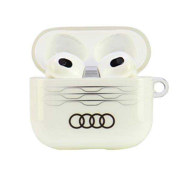 Audi IML Geometric Pattern AirPods 3 cover biały/white AU-IMLAP3-A6/D3-WE