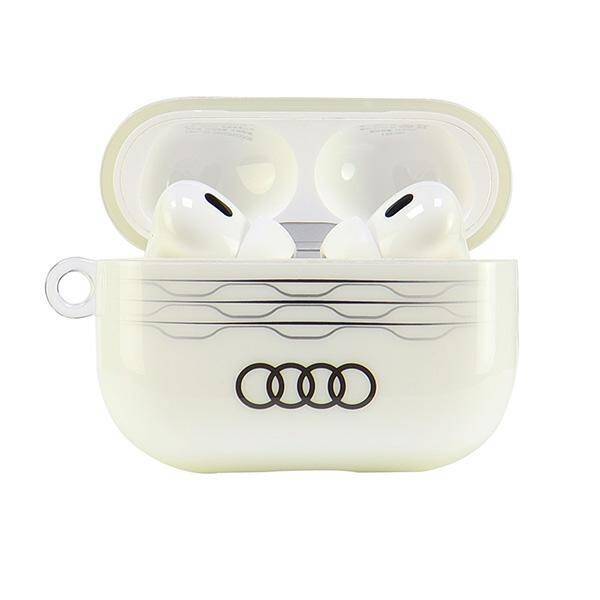 Audi IML Geometric Pattern AirPods Pro 2 cover biały/white AU-IMLAPP2-A6/D3-WE