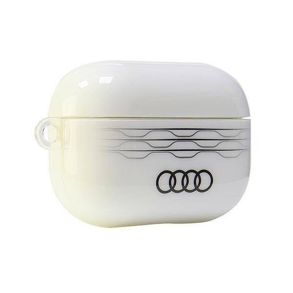 Audi IML Geometric Pattern AirPods Pro 2 cover biały/white AU-IMLAPP2-A6/D3-WE