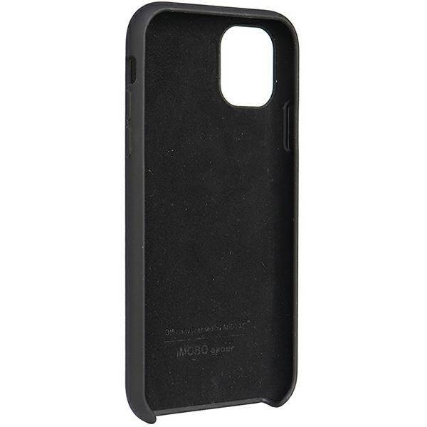 Audi Silicone Case iPhone 12/12 Pro 6.1"  czarny/black hardcase AU-LSRIP12P-Q3/D1-BK