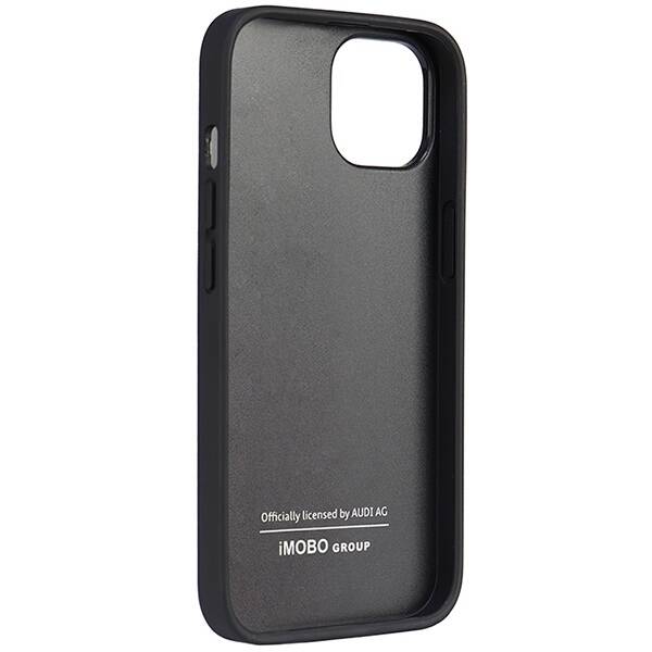 Audi Synthetic Leather iPhone 14 / 15 /  13 6.1" czarny/black hardcase AU-TPUPCIP14-TT/D1-BK