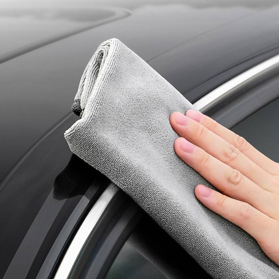 BASEUS 2X MICROFIBER CAR DRYING TOWEL MICROFIBER 40 CM X 40 CM GRAY (CRXCMJ-0G)