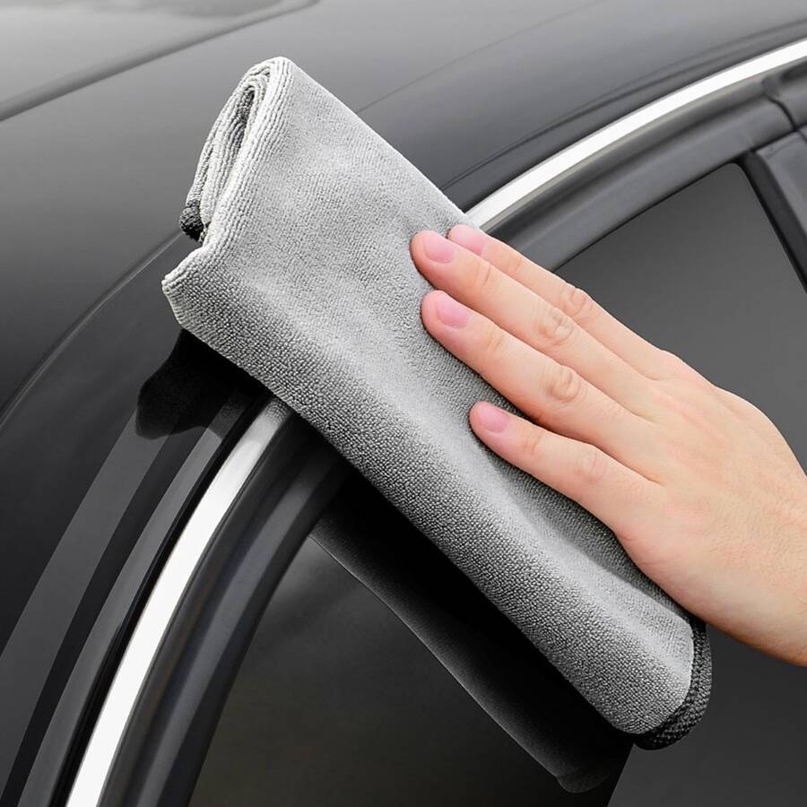 BASEUS 2X MICROFIBER CAR DRYING TOWEL MICROFIBER 40 CM X 40 CM GRAY (CRXCMJ-0G)