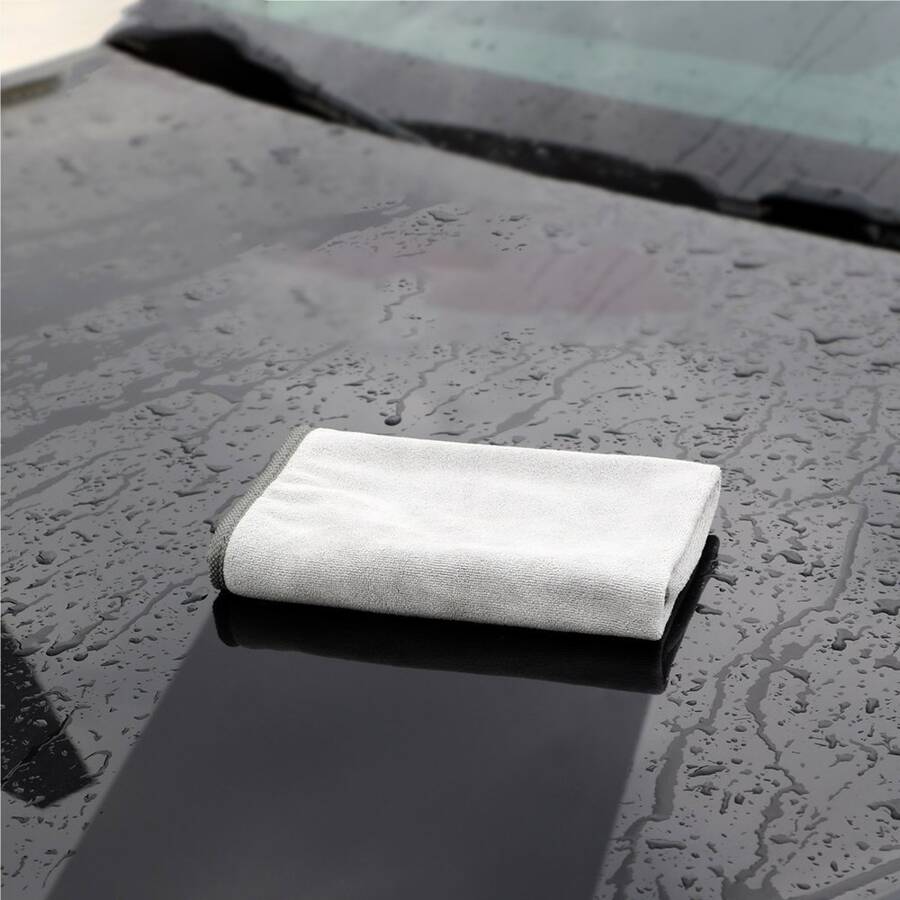 BASEUS 2X MICROFIBER CAR DRYING TOWEL MICROFIBER 40 CM X 40 CM GRAY (CRXCMJ-0G)