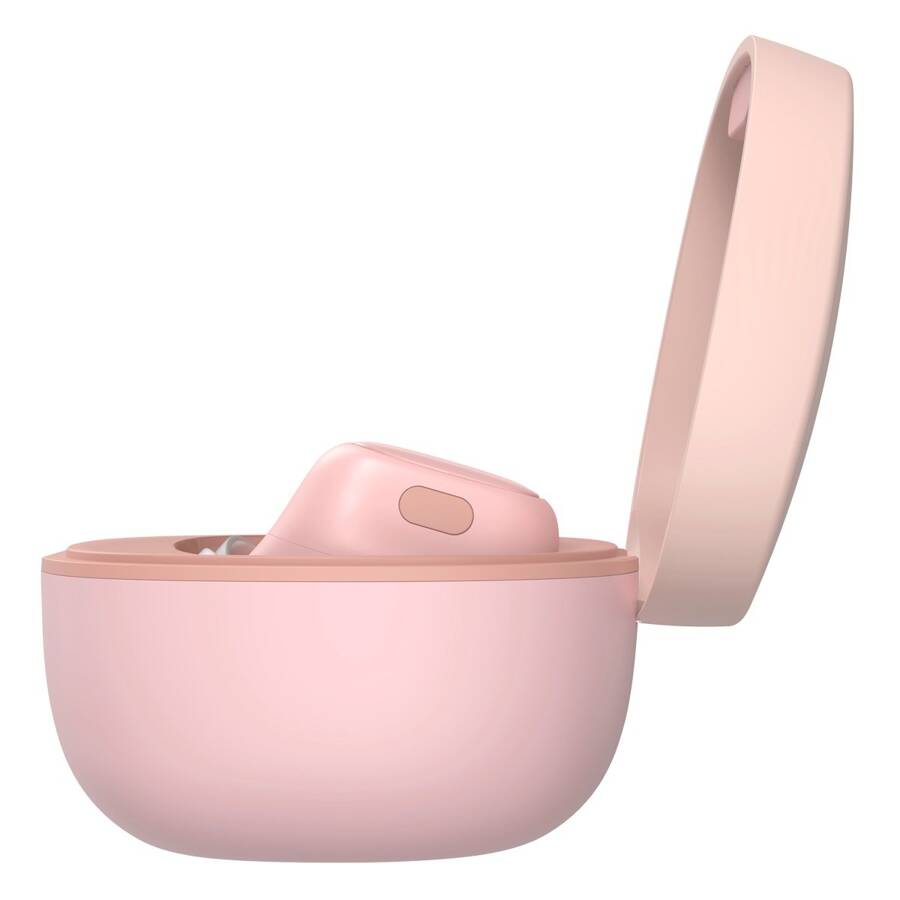 BASEUS ENCOK WM01 TWS WIRELESS IN-EAR BLUETOOTH 5.3 HEADPHONES PINK UPGRADED VERSION (NGTW240004)